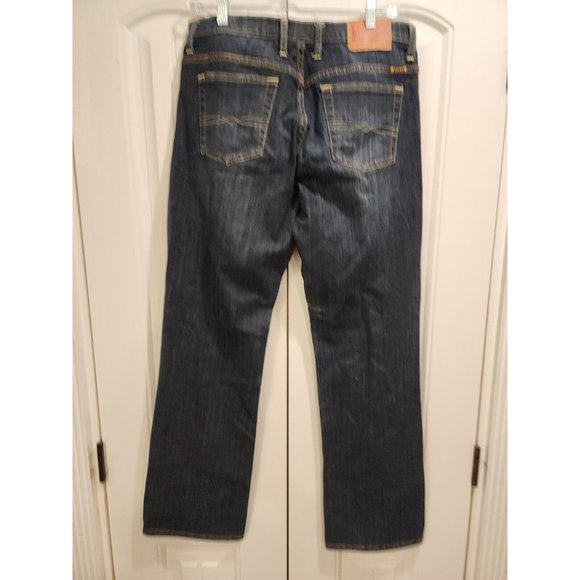 WOMENS LUCKY BRAND SZ 29 JEANS EASY RIDER LOW RISE BOOT CUT DARK WASH STRECHY - Picture 2 of 8